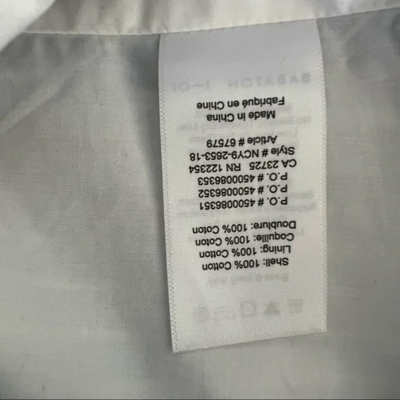 Babaton 1-01 Ida Cotton striped Crop top - Picture 6 of 8